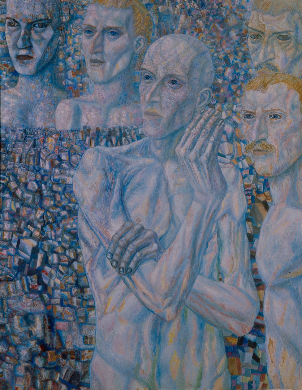 男性，1930年代初 作者 帕维尔·尼古拉耶维奇·菲洛诺夫（Pavel Nikolayevich Filonov）