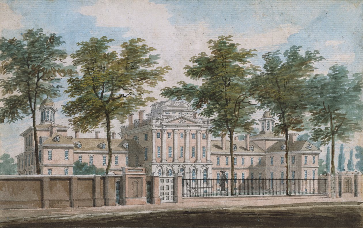 宾夕法尼亚医院，费城，1811-约。1813. 作者 帕维尔·彼得罗维奇·斯维因