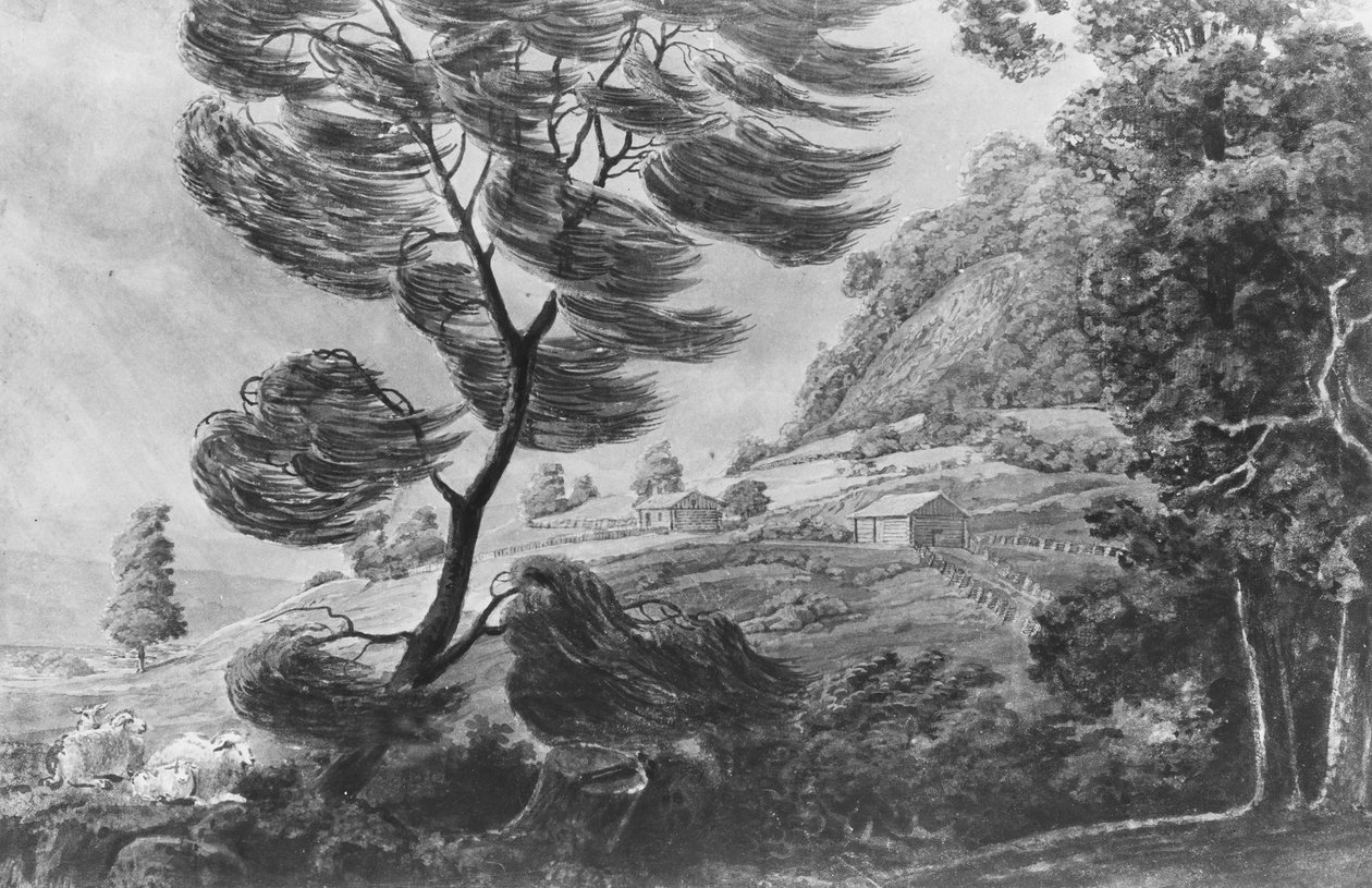 龙卷风》，1811-约1813年。 作者 帕维尔·彼得罗维奇·斯维因