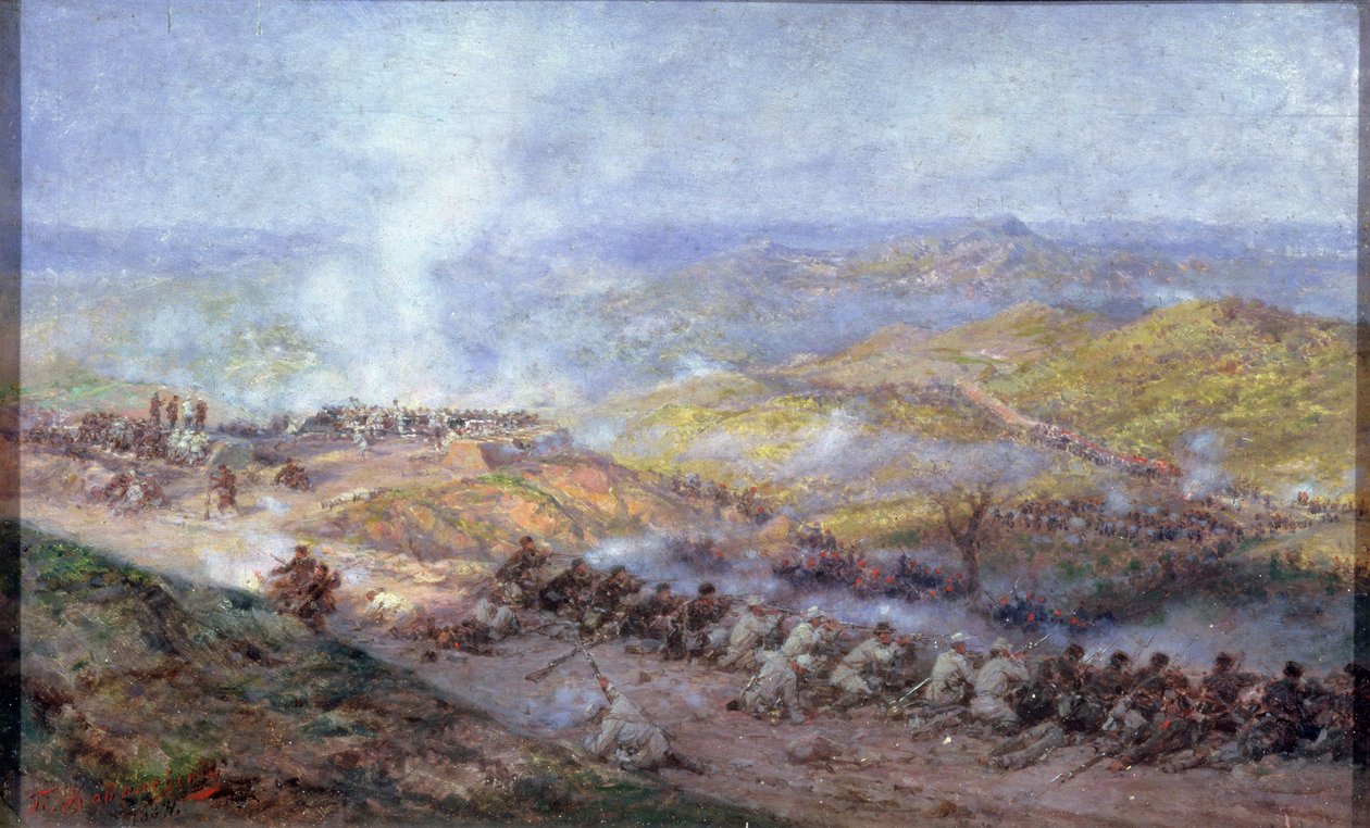 1884年1877年至1878年俄土战争的场景 作者 帕维尔·科瓦列夫斯基（Pavel Kowalewsky）