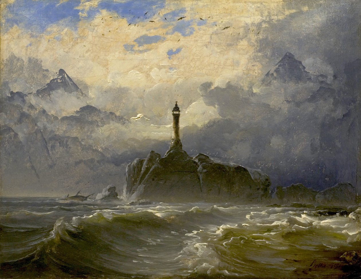 海景，1849年 作者 彼得·巴尔克