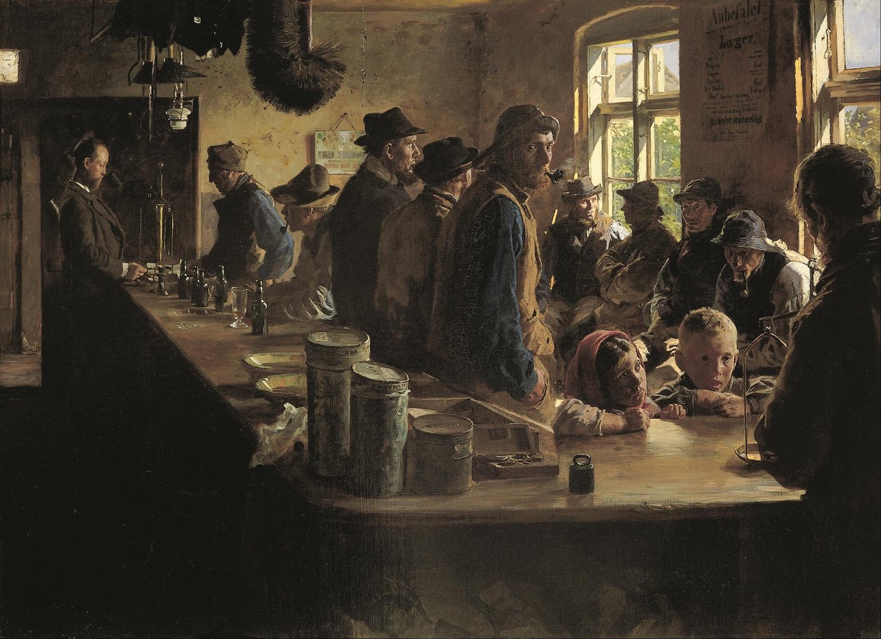当没有钓鱼时的victuallers 作者 Peder Severin Krøyer