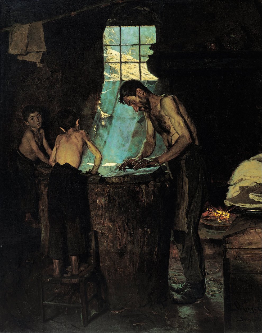 意大利乡村帽匠 作者 Peder Severin Krøyer