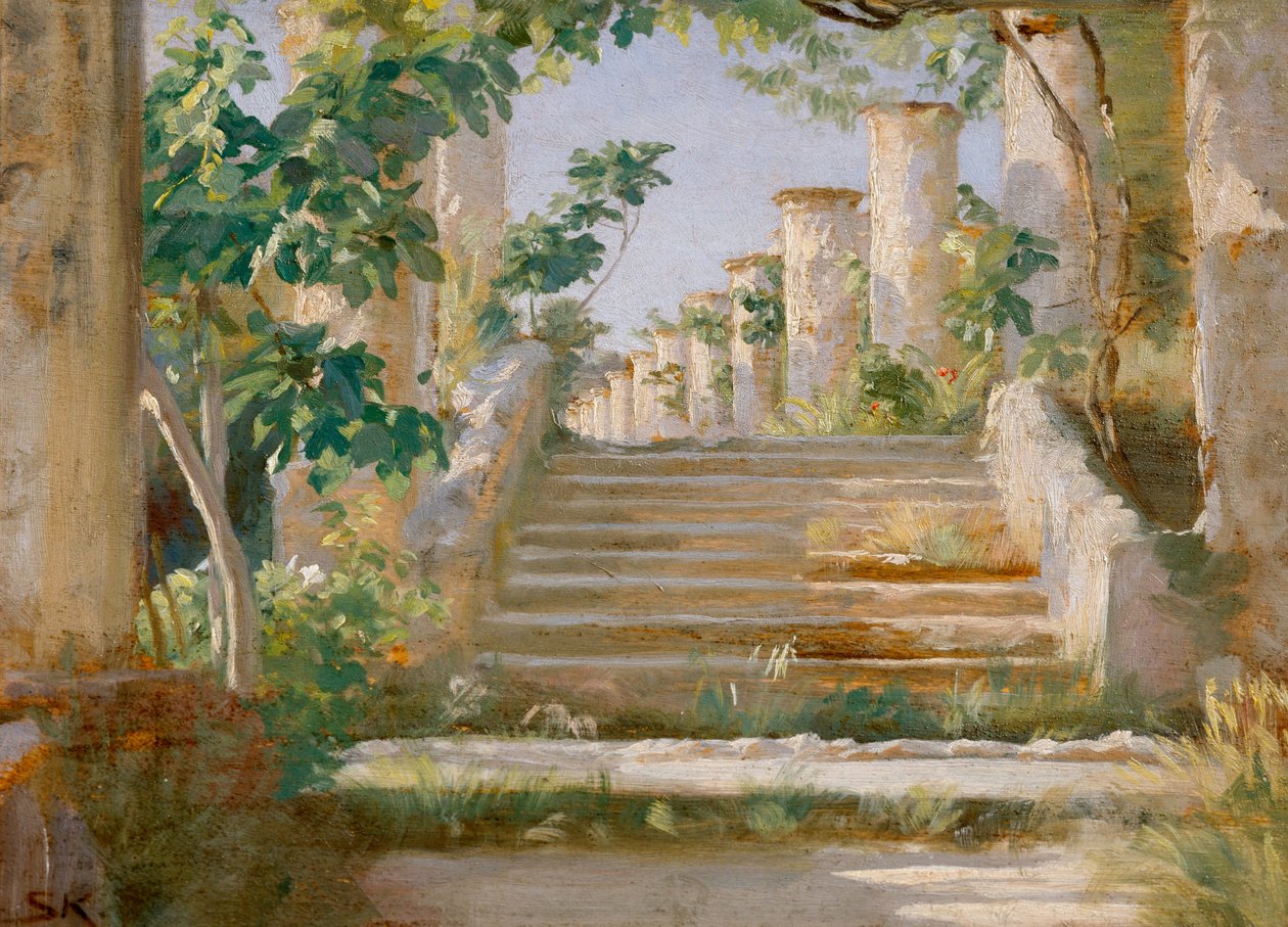拉维罗的凉廊 作者 Peder Severin Krøyer