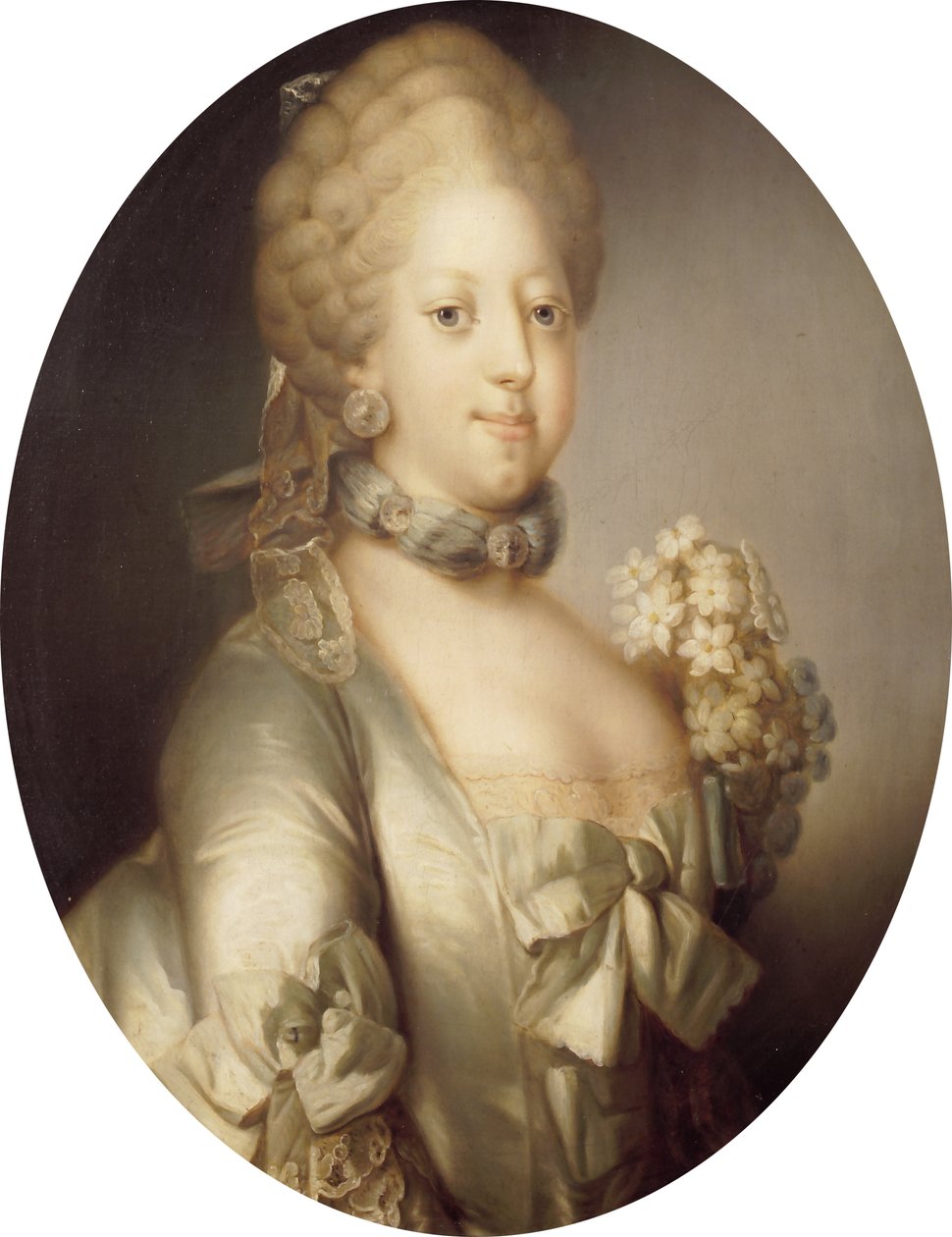 大不列颠的卡罗琳·马蒂尔达（Caroline Matilda）肖像，1751-1775年，丹麦皇后，约1767年。 作者 彼德
