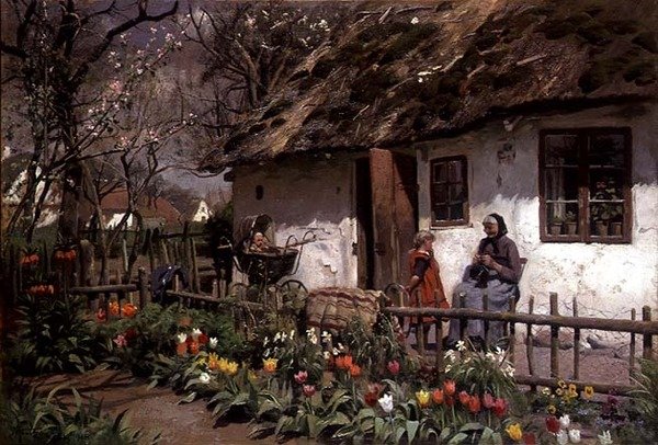 小屋外 作者 佩德·蒙斯特