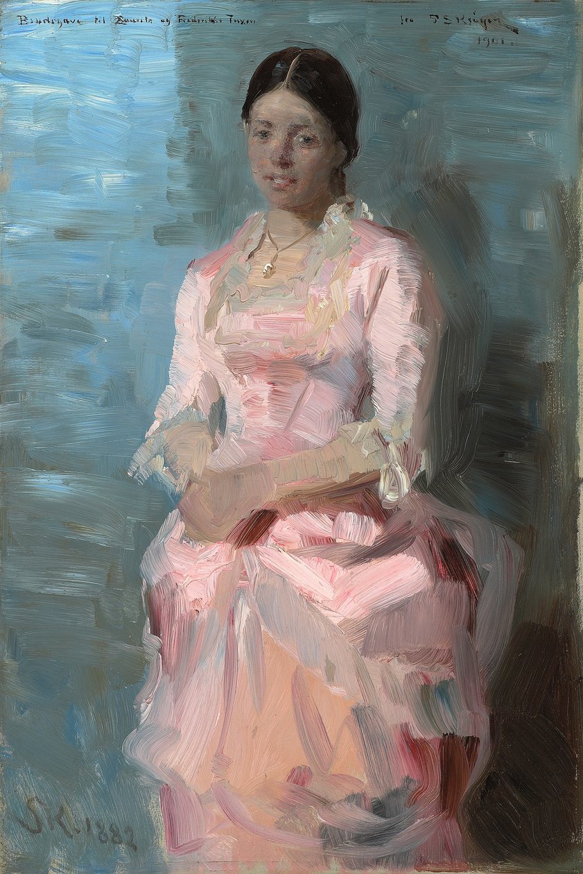 腓特烈·图克森肖像，1882年 作者 Peder Severin Krøyer
