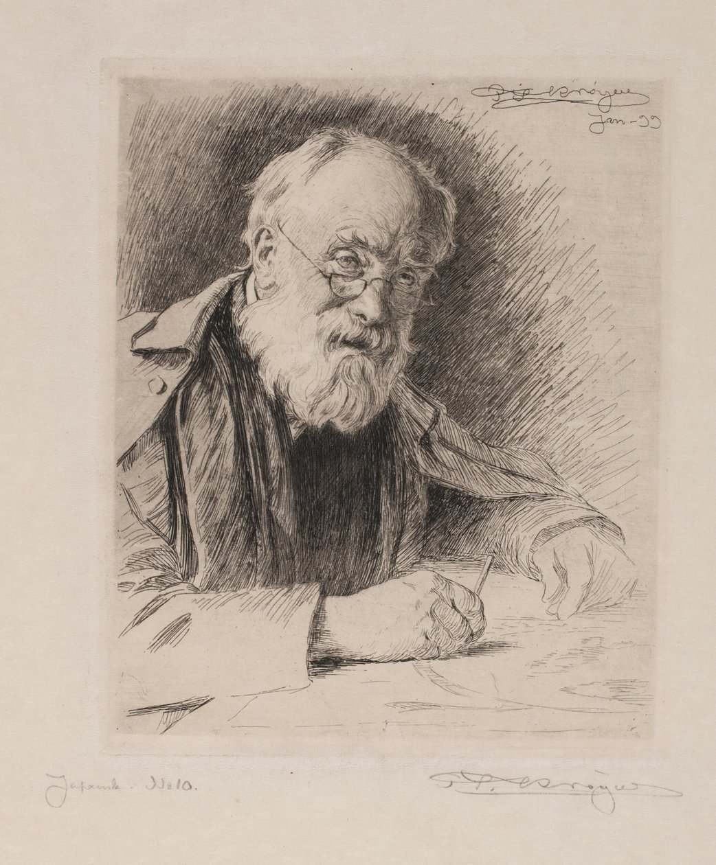 丹麦语： Lorenz Frölich 作者 Peder Severin Krøyer