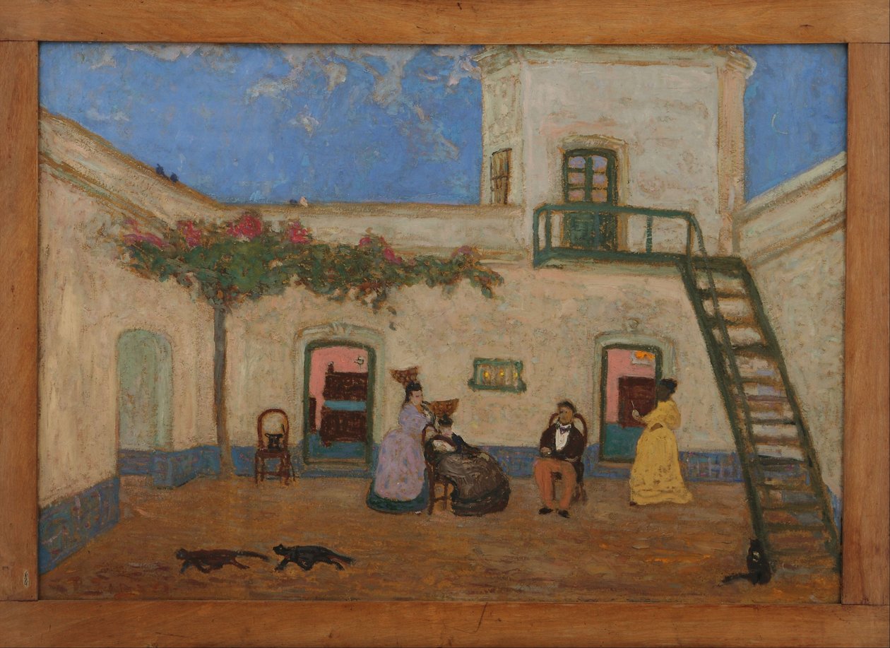 庭院或单人庭院 作者 佩德罗·菲加里（Pedro Figari）