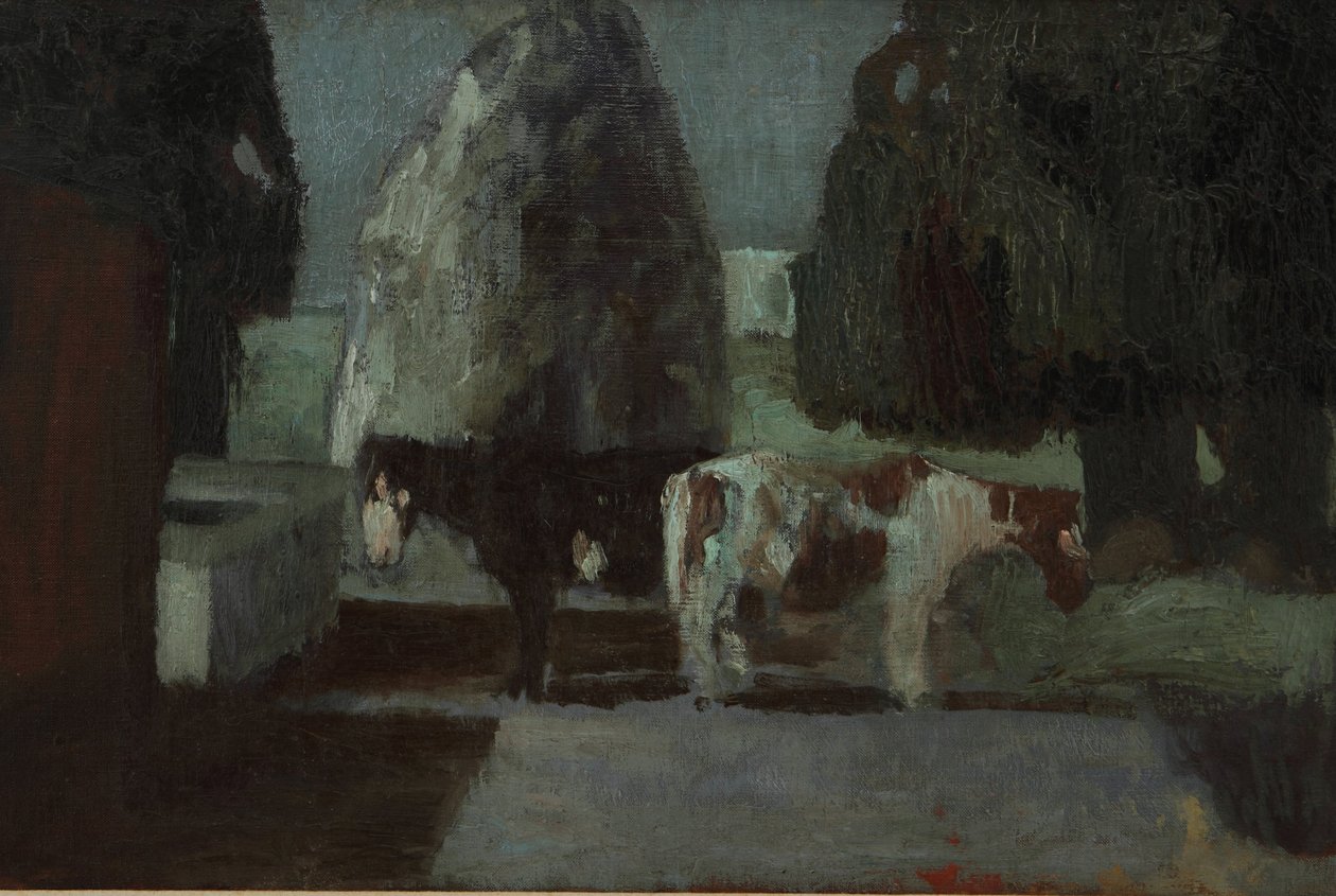 月亮下的花园或第五个静止 作者 佩德罗·菲加里（Pedro Figari）