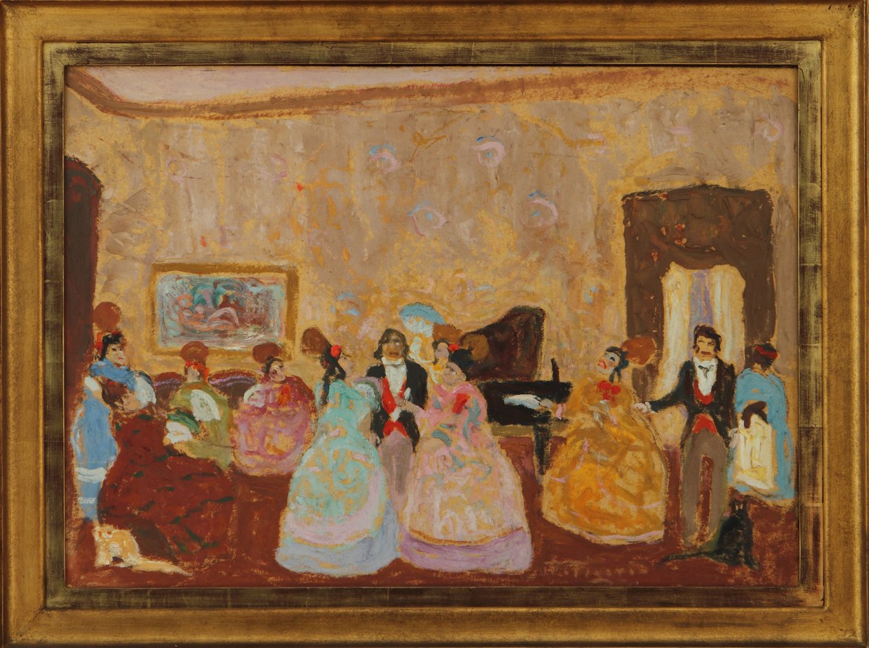沙龙 作者 佩德罗·菲加里（Pedro Figari）