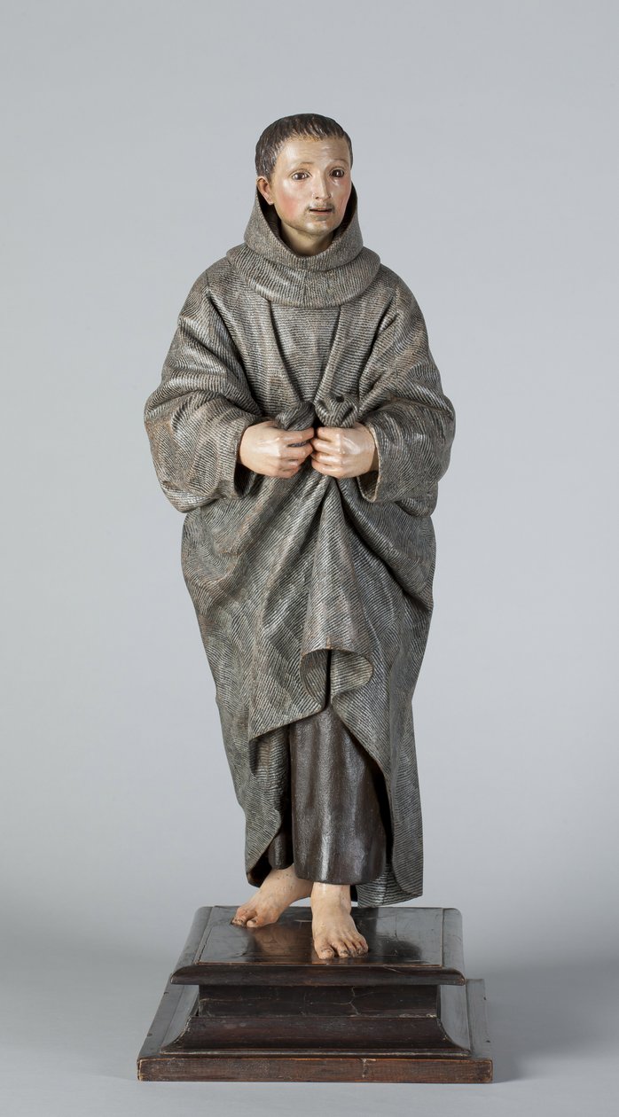 Alcala圣地亚哥，c.1665-70（多色木材） 作者 佩德罗·德·梅纳
