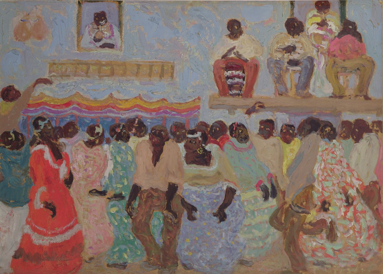 黑舞（卡上油彩） 作者 佩德罗·菲加里（Pedro Figari）