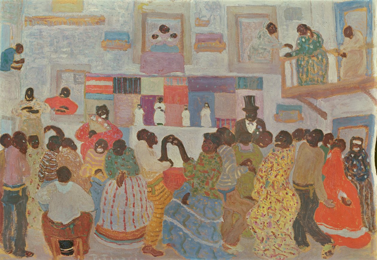 海地的舞者 作者 佩德罗·菲加里（Pedro Figari）