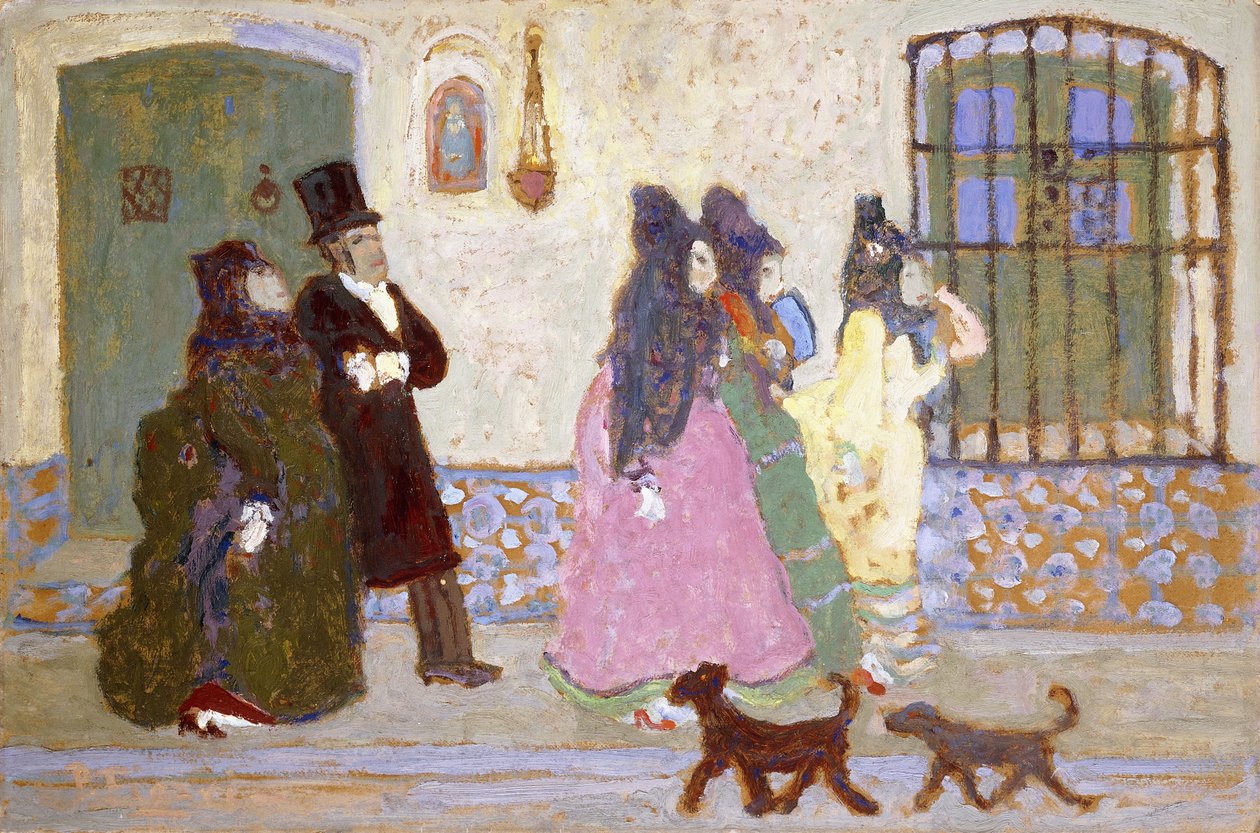 散步；德帕塞奥 作者 佩德罗·菲加里（Pedro Figari）