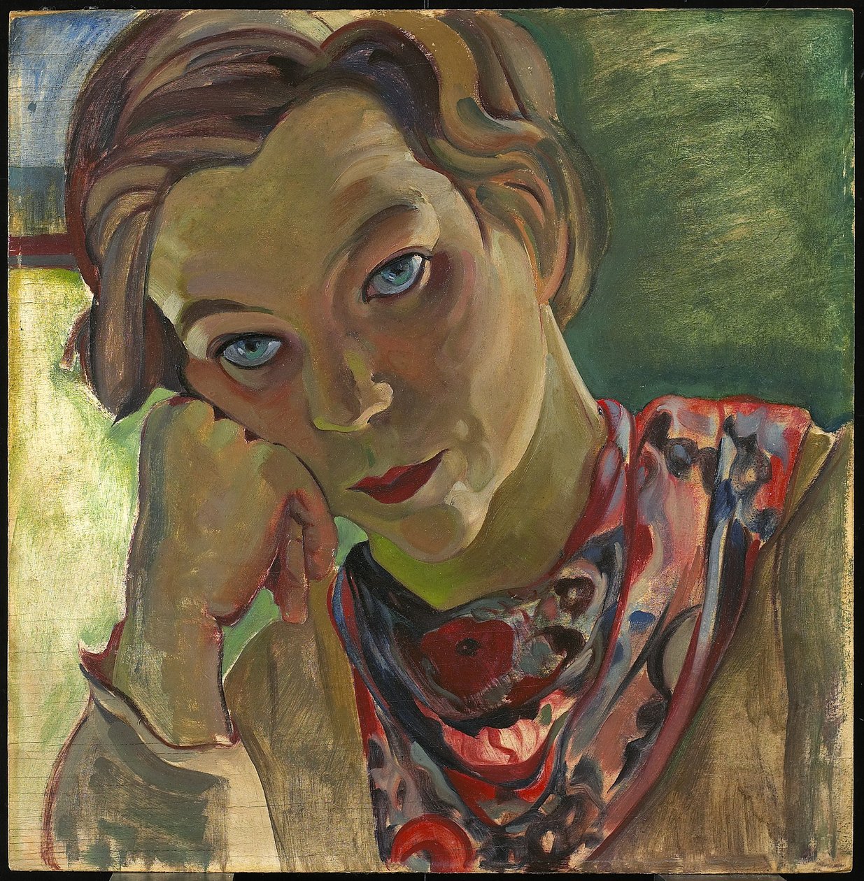 自画像，约 1935 年（布面油画） 作者 佩吉·尼科尔·麦克劳德