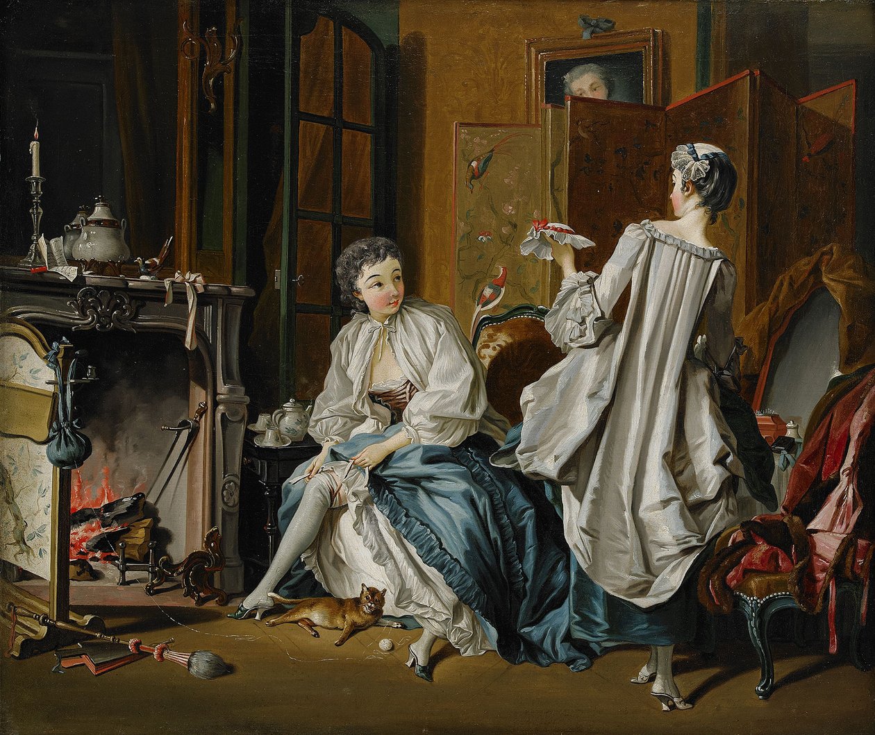 FrançoisBoucher之后的早上厕所 作者 佩尔·希勒斯特罗姆（PehrHilleström）