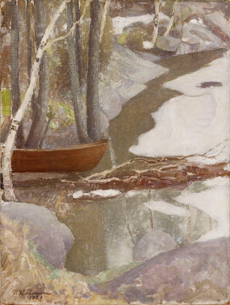 春天的风景》，1929年。 作者 佩卡哈龙