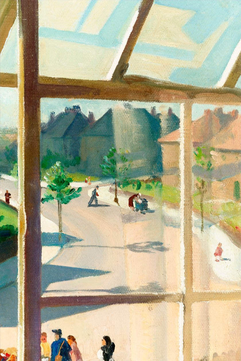 从艺术家卧室查看，c.1930油画布细节244506 作者 珀西莎士比亚