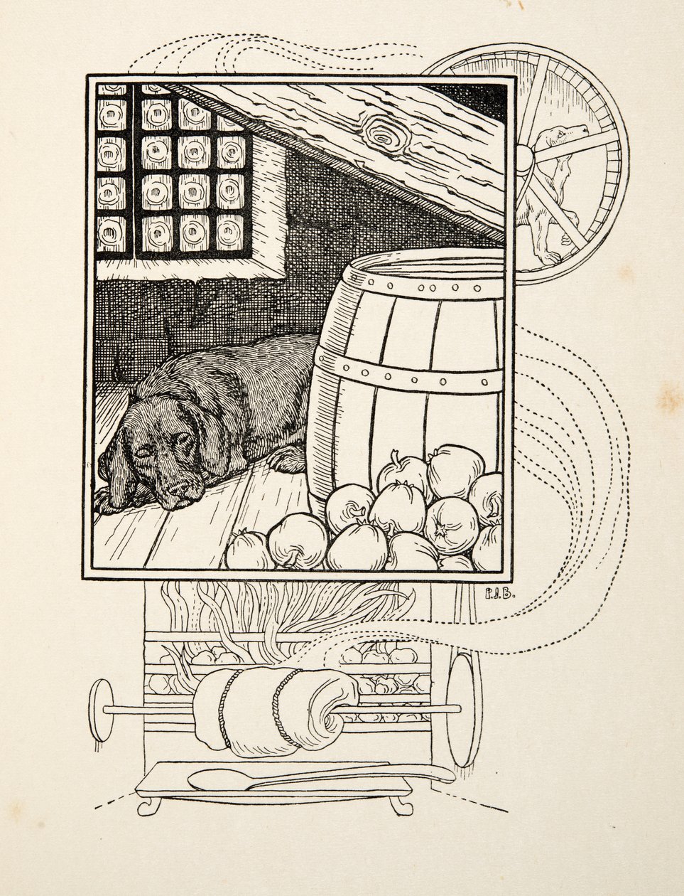 Be Beasts Mere Machines？，来自A Hundred Anecdotes of Animals，pub。 1924年 作者 珀西·比林斯赫斯特（Percy J.