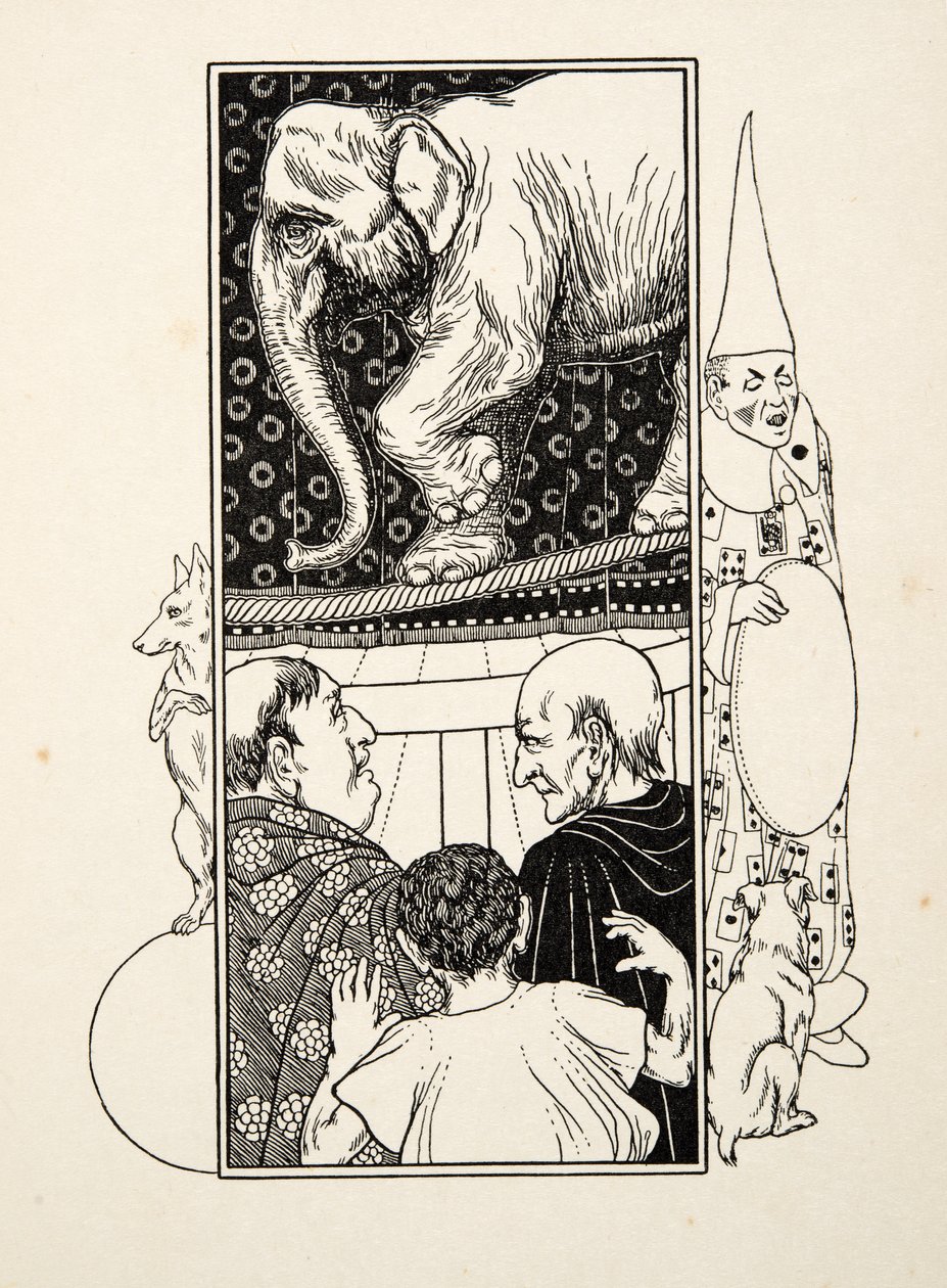 大象绳子跳舞，来自动物的一百个轶事，酒吧。 1924年 作者 珀西·比林斯赫斯特（Percy J.