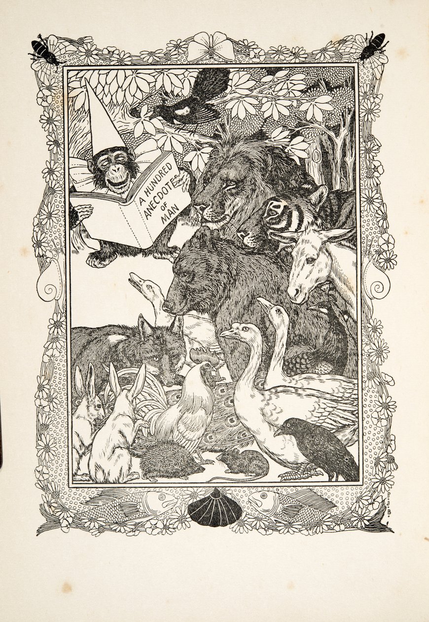 来自A Andred Anecdotes of Animals的酒吧，酒吧。 1924年 作者 珀西·比林斯赫斯特（Percy J.