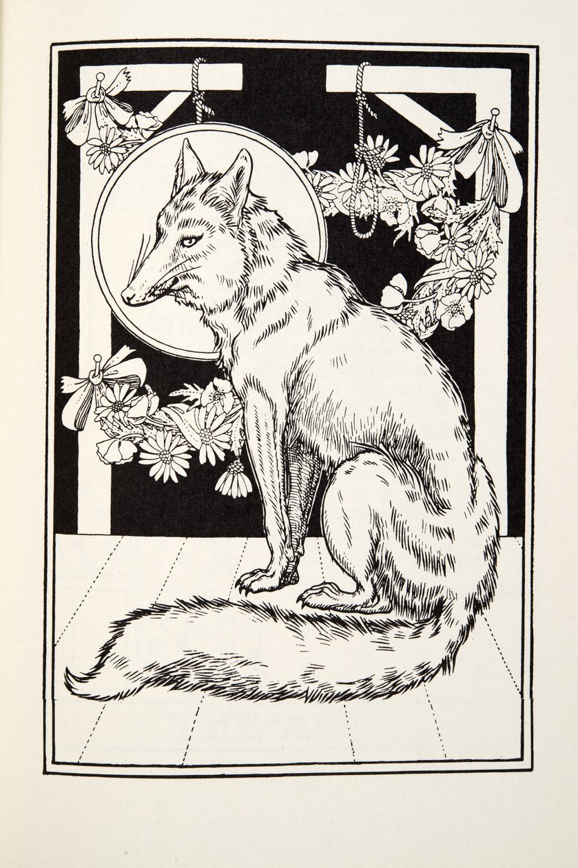 狐狸，来自Fontaine Fables，酒吧。 1905年 作者 珀西·比林斯赫斯特（Percy J.