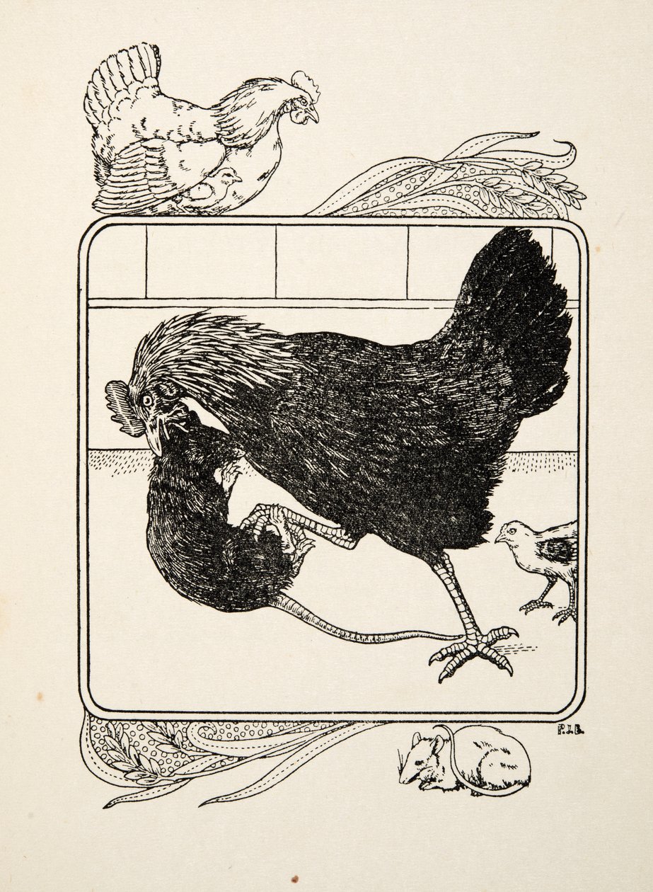 一只母鸡的英雄主义，来自动物的一百个轶事，酒吧。 1924年 作者 珀西·比林斯赫斯特（Percy J.