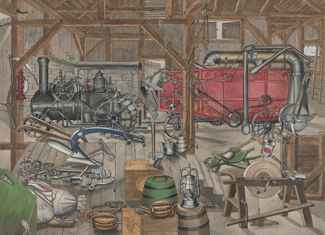 Barn Gangway, 1935-1942. 作者 帕金斯·哈恩利