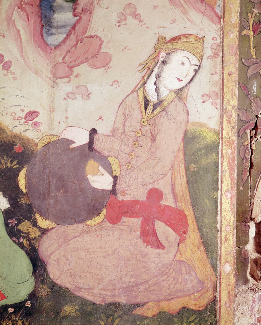 Shah Abbas法院的音乐家，1585-1627（详情） 作者 波斯学校
