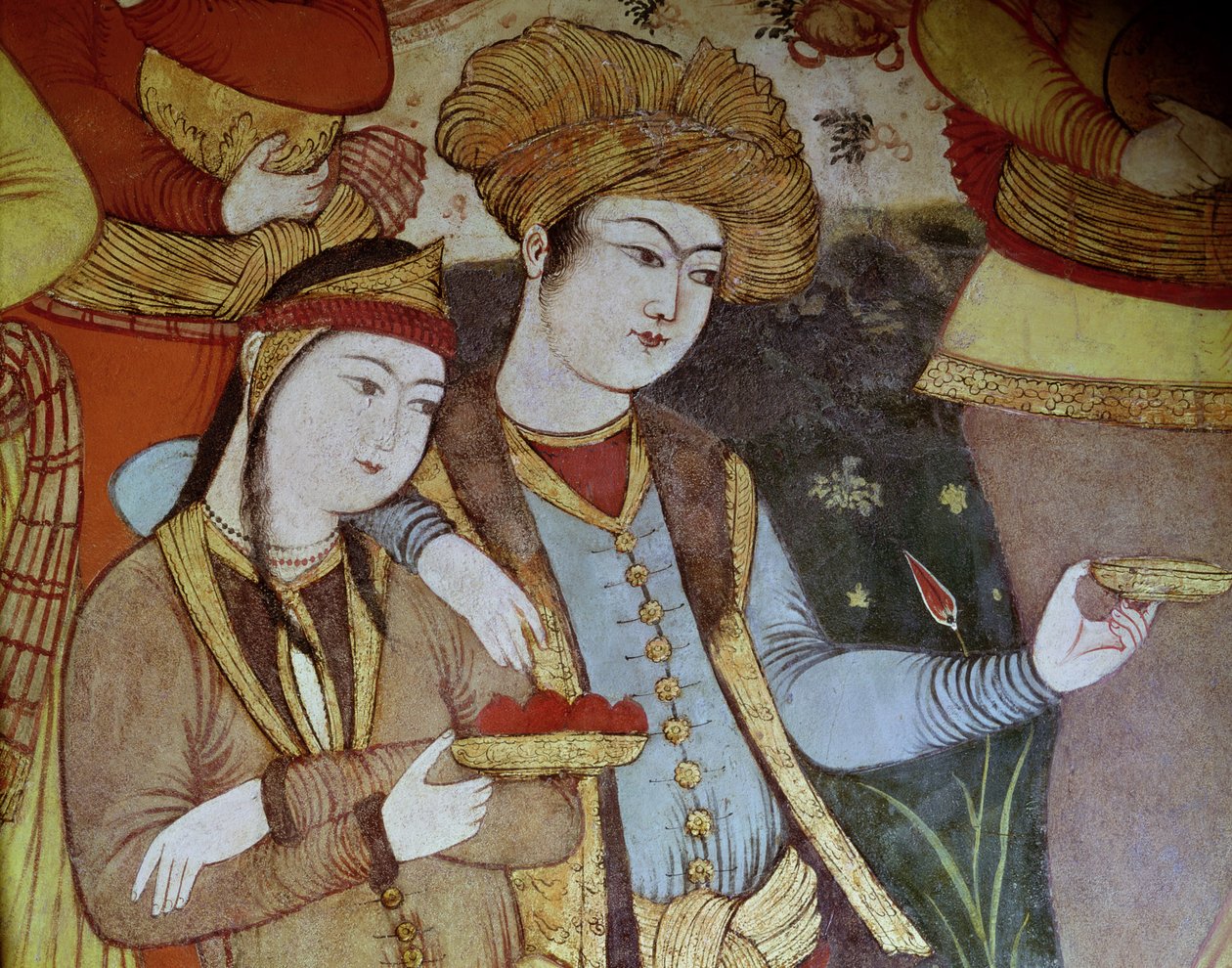 Shah Abbas I法院的贵族（1588-1629）（详情） 作者 波斯学校