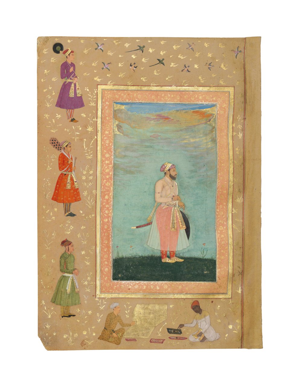 莫卧儿王储，大概是莎·舒亚（Shah Shuja），约1645-50年 作者 波斯学校