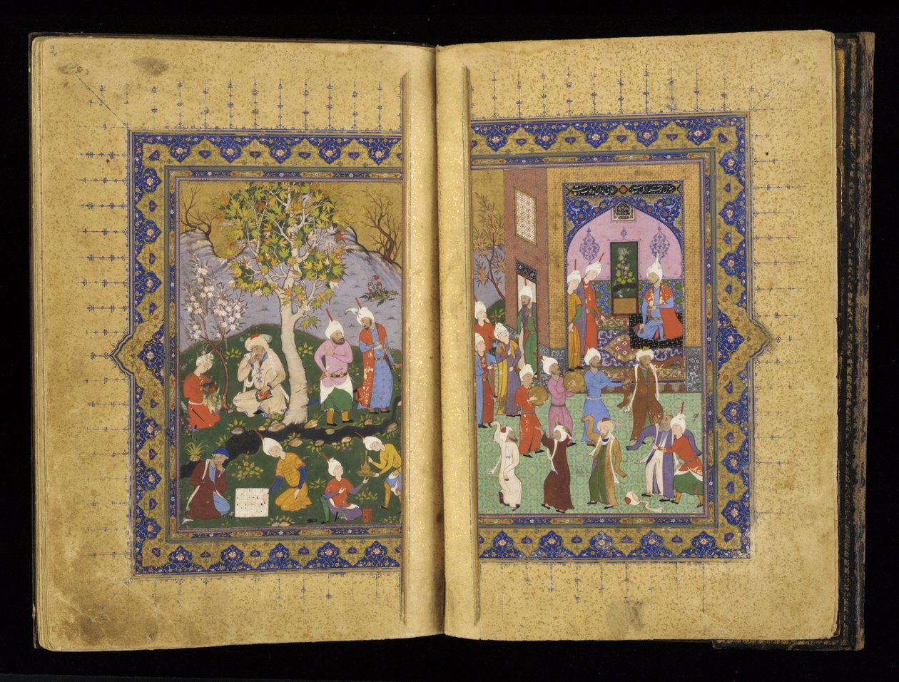 鲁米（Rumi）从马修纳维（Mathnavi）登基的王子，约1530年 作者 波斯学校
