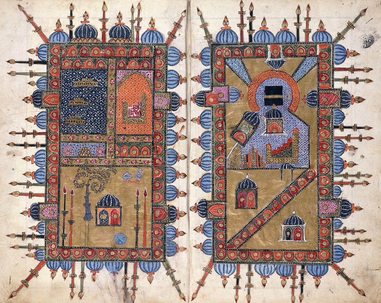 来自“ Dala” il al-Khayrat的装饰性装饰物，约800年 作者 波斯学校