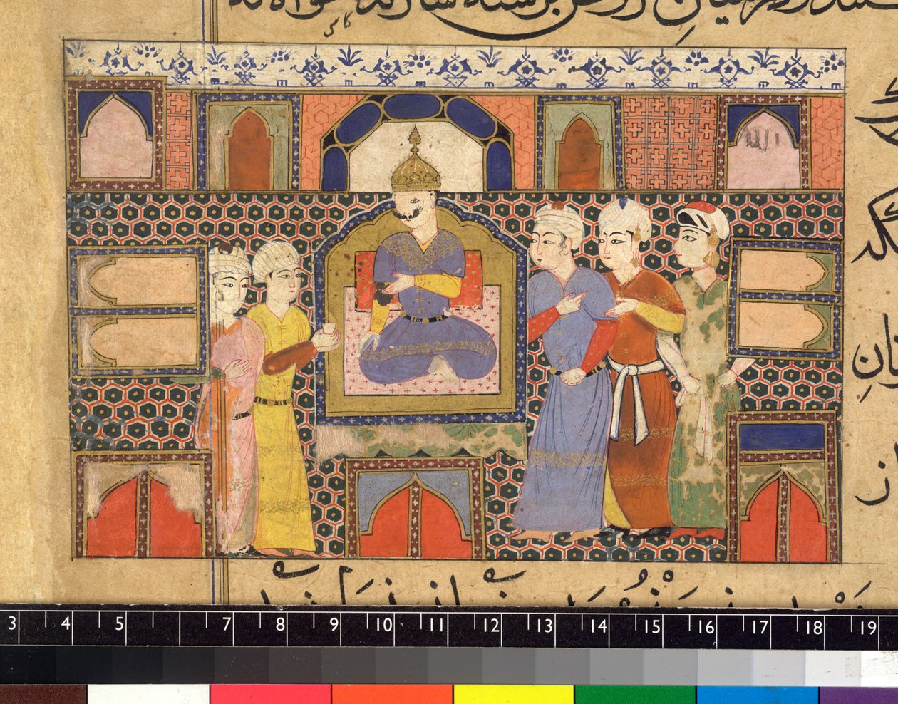 Ghiyath al-Din 登基 作者 波斯学校