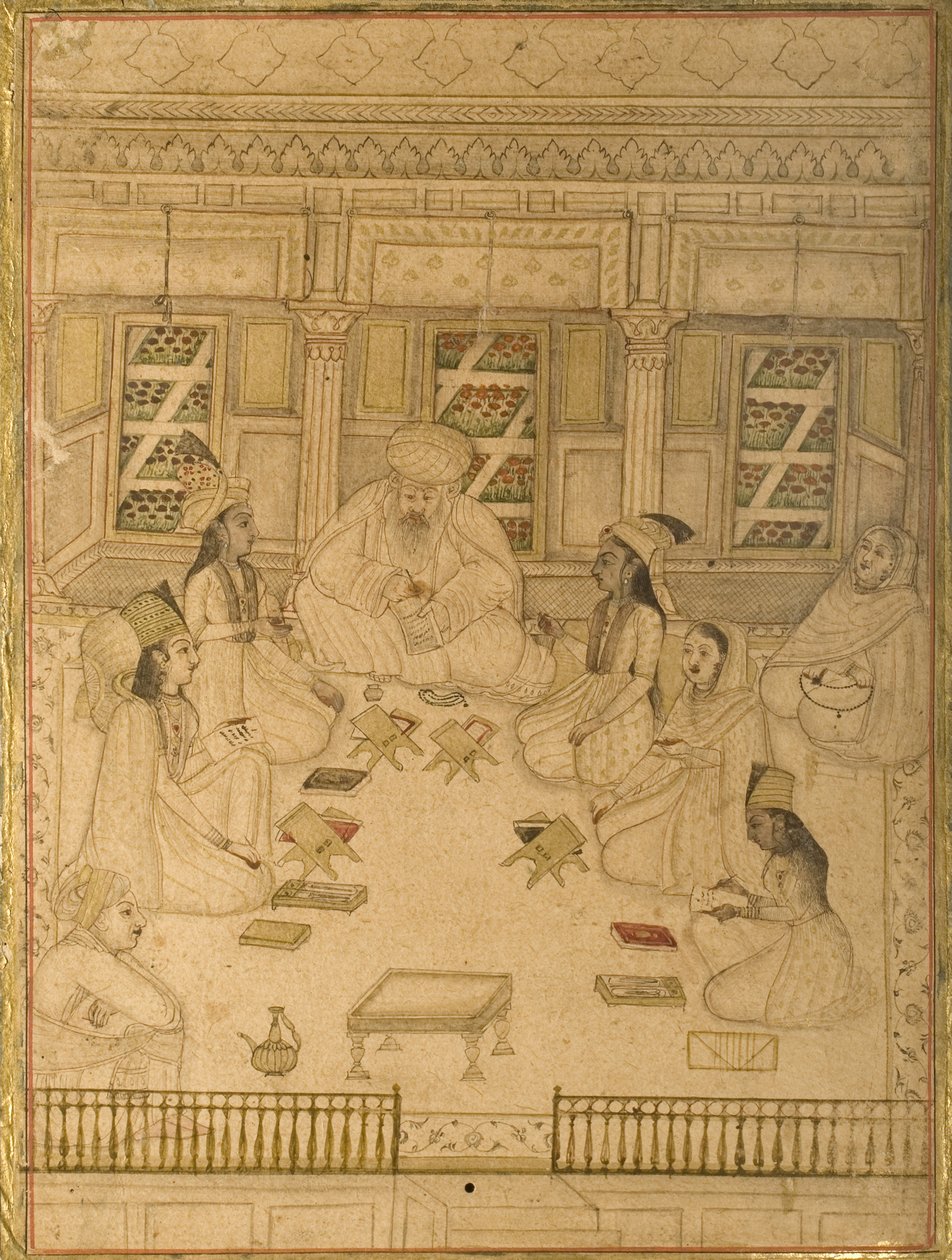 1787年萨迪的古丽斯坦手稿 作者 波斯学校