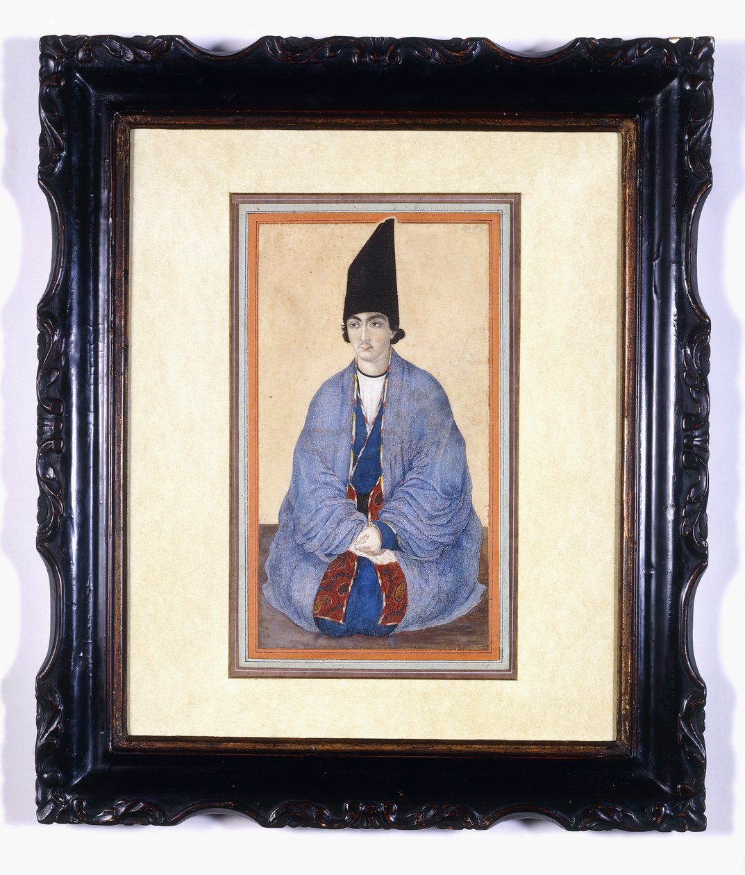 卡加尔年轻王子的肖像，约1850年 作者 波斯学校