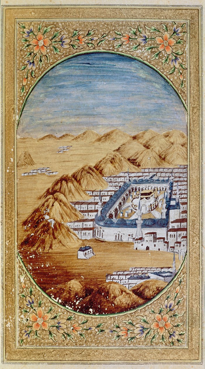 补充Persan 1389 fol.39麦地那的先知之墓 作者 波斯学校