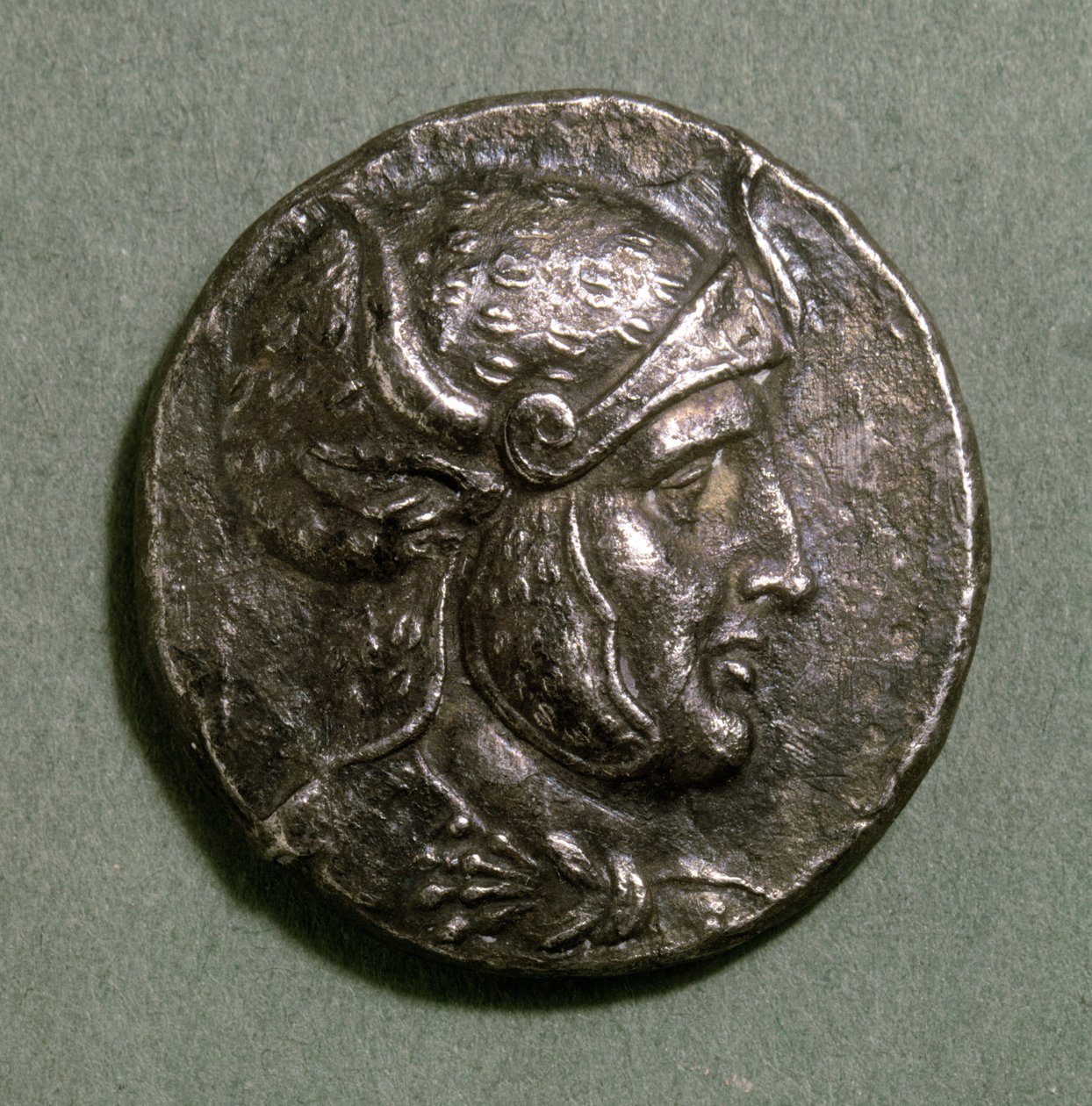Seleucus I的Tetradrachma（c.358-280）叙利亚国王，公元前300年在波斯波利斯铸造（银） 作者 波斯学校