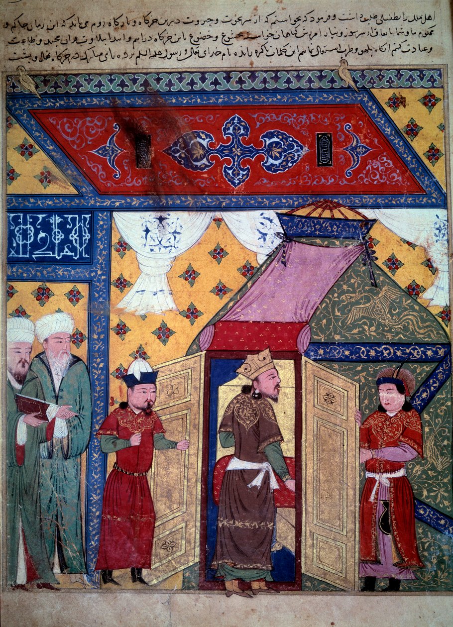 统治者加赞（Ghazan Khan 或 Ghazan Mahmud，波斯的阿尔霍恩和伊尔汗之子） 作者 波斯学校
