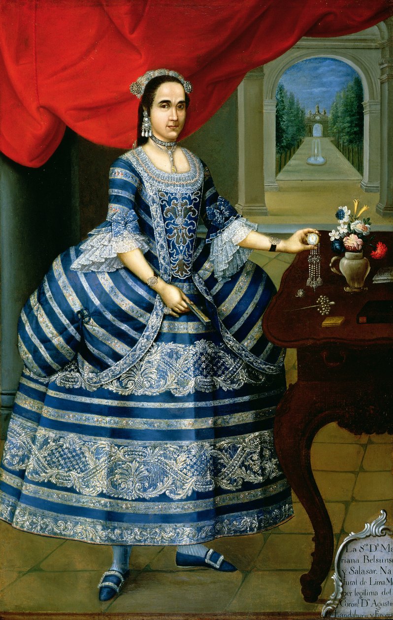 Dona Mariana Belsunse和Salasar 作者 秘鲁学校