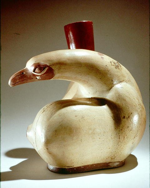 鸟的陶器，Mochica（陶器） 作者 秘鲁学校