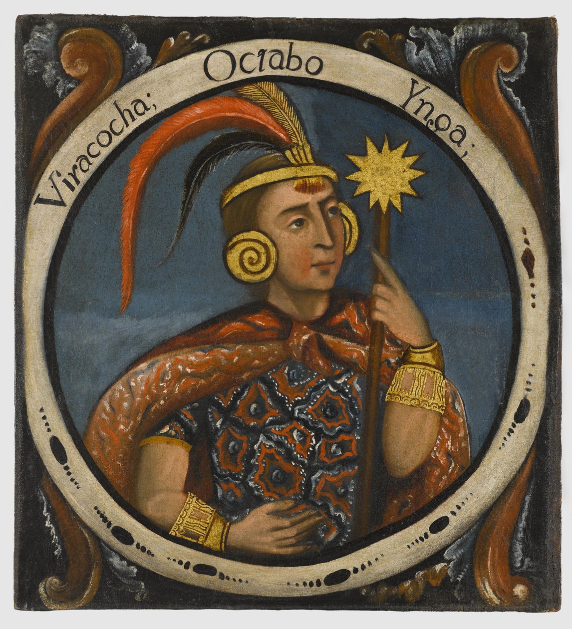 Viracocha，第八印加国王，18世纪中期 作者 秘鲁学校