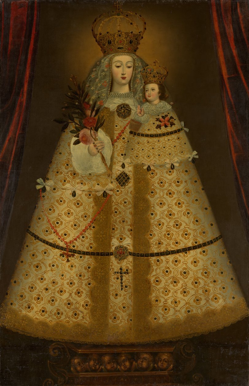 Guápulo圣母，18世纪。 作者 秘鲁