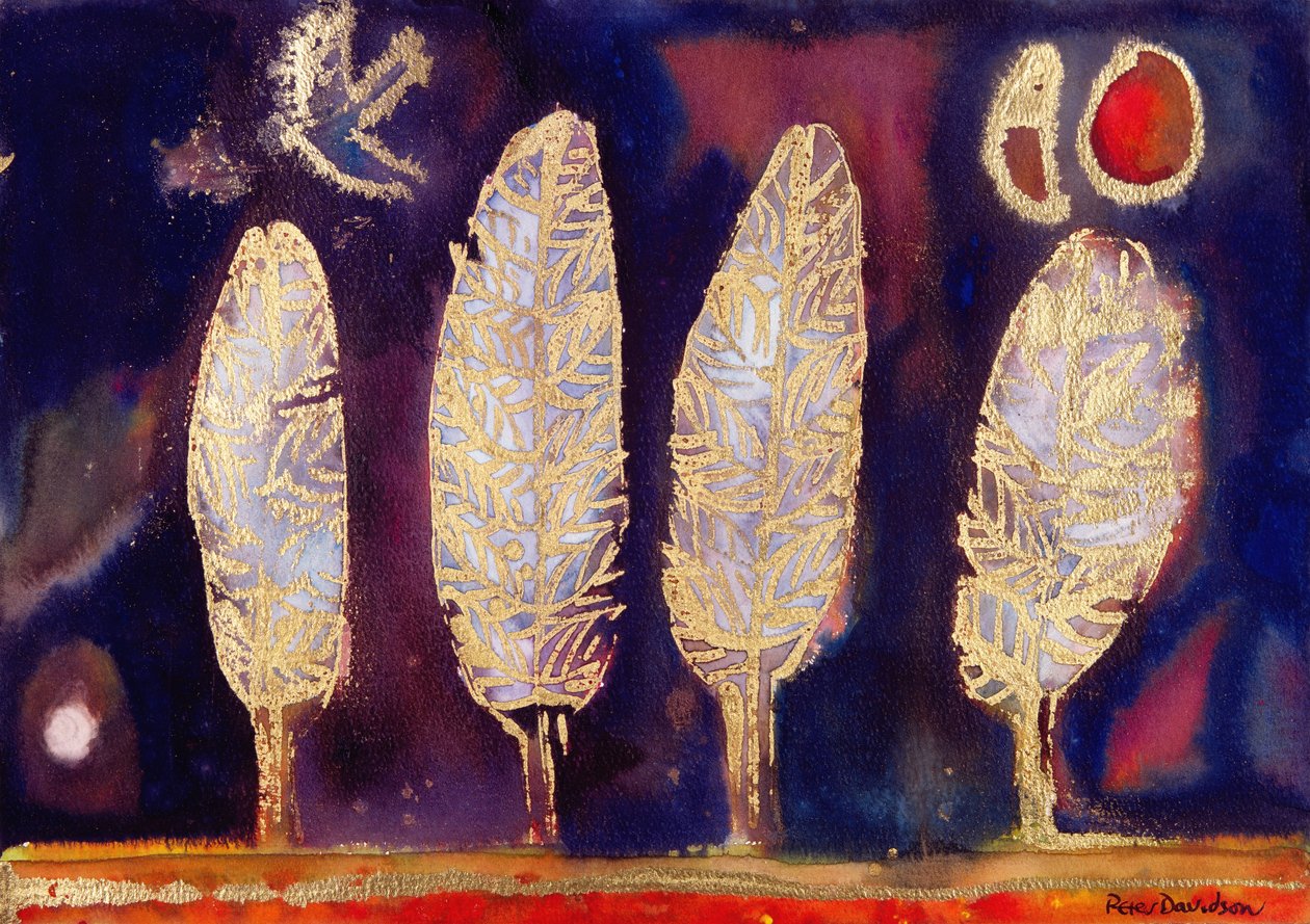 夜树，1996 作者 彼得·戴维森