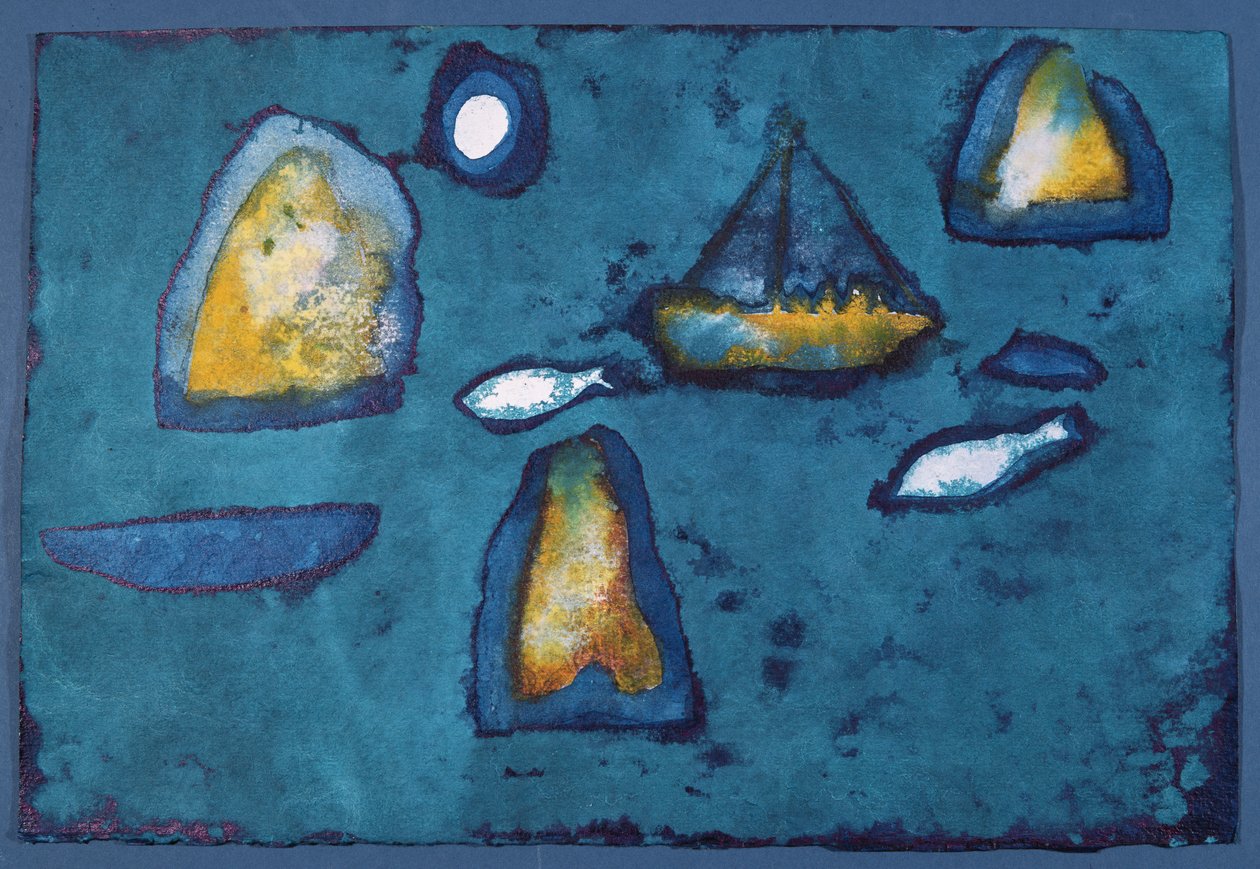 1998年夜航（wc on paper） 作者 彼得·戴维森