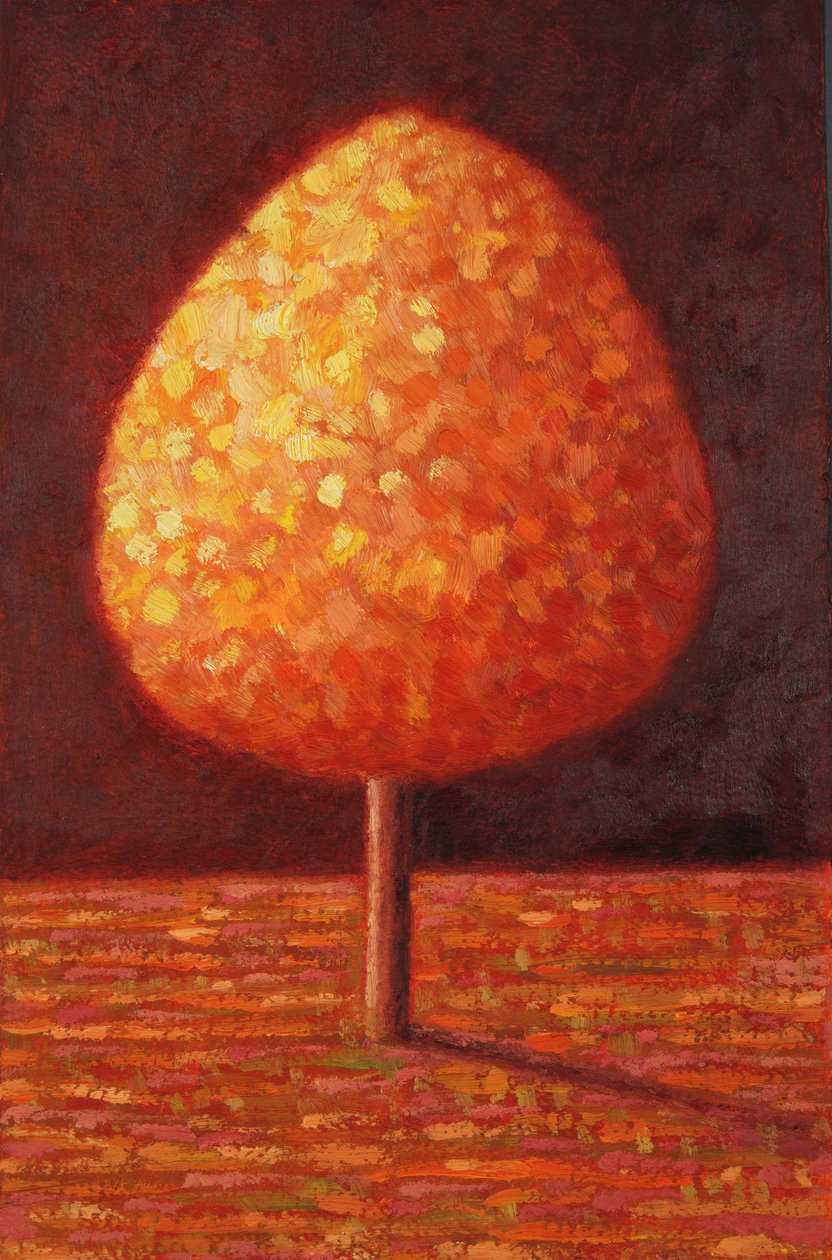 Sun Drenched Tree，1996 作者 彼得·戴维森