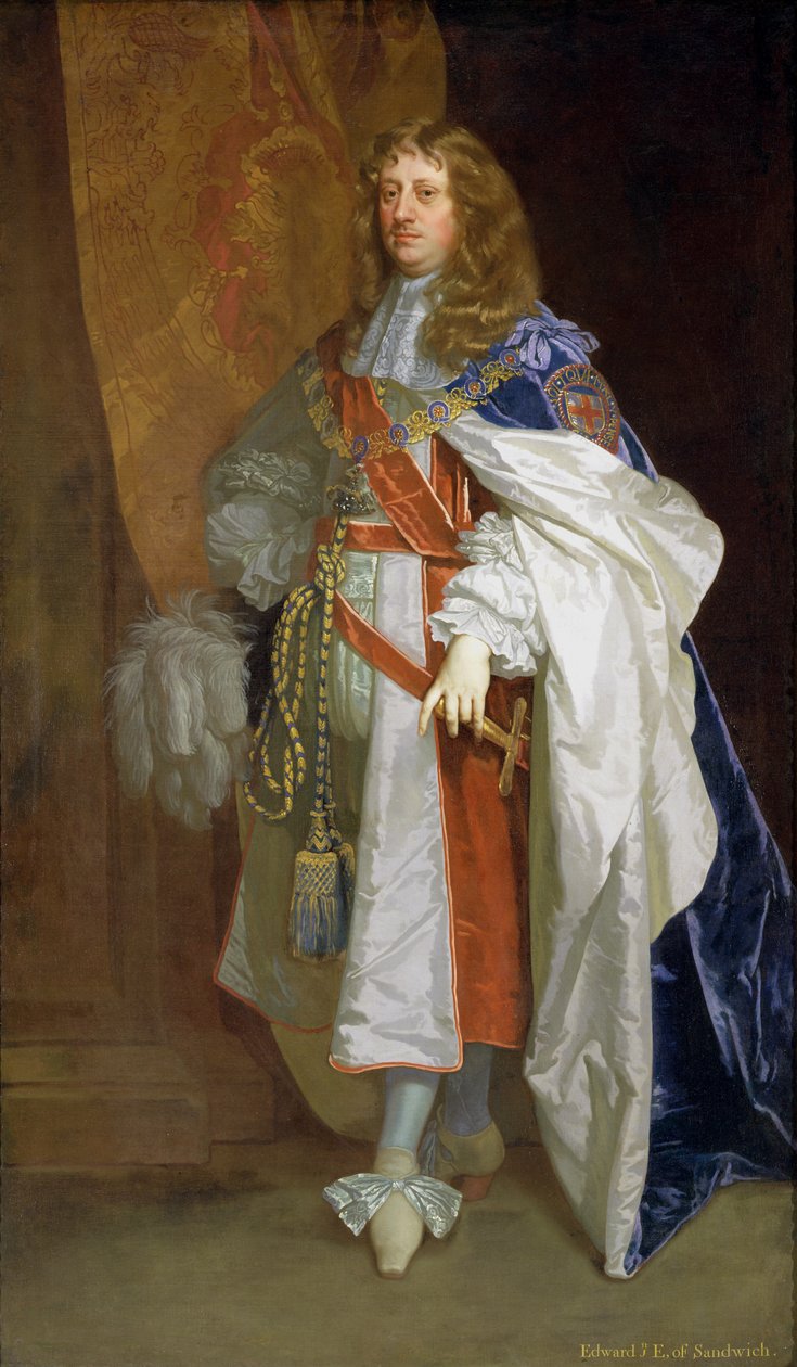 Edward Montagu，Sandwich的第一伯爵，1660-65 作者 彼得·莱利
