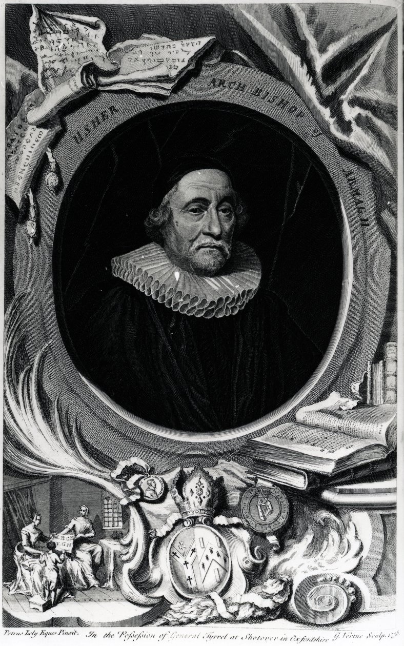 James Ussher，由George Vertue雕刻，1738年 作者 彼得·莱利