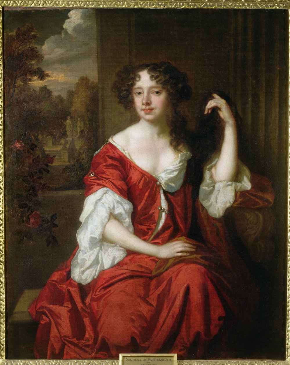 Louise de Kerouaille（1649-1734）朴茨茅斯公爵夫人和奥比尼 作者 彼得·莱利